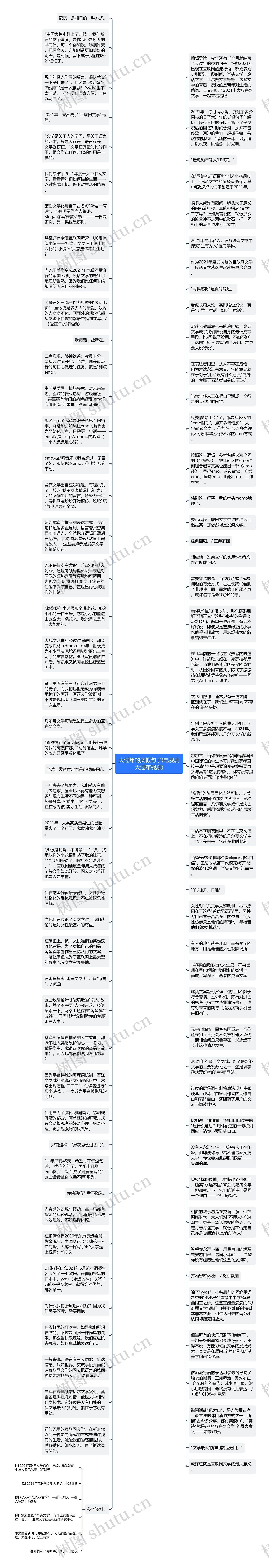 大过年的类似句子(电视剧大过年视频)思维导图