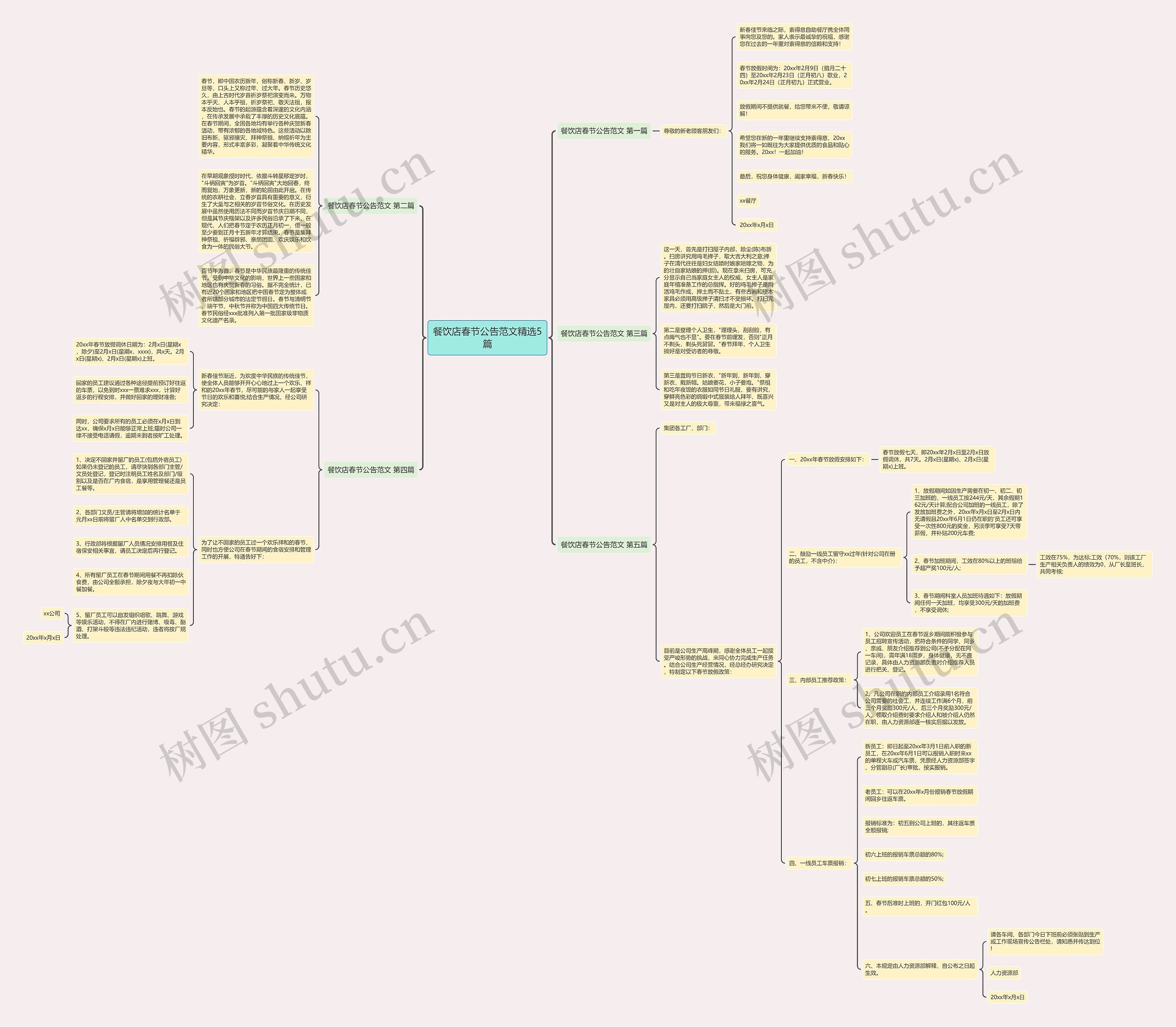 餐饮店春节公告范文精选5篇 餐饮店春节公告范文精选5篇