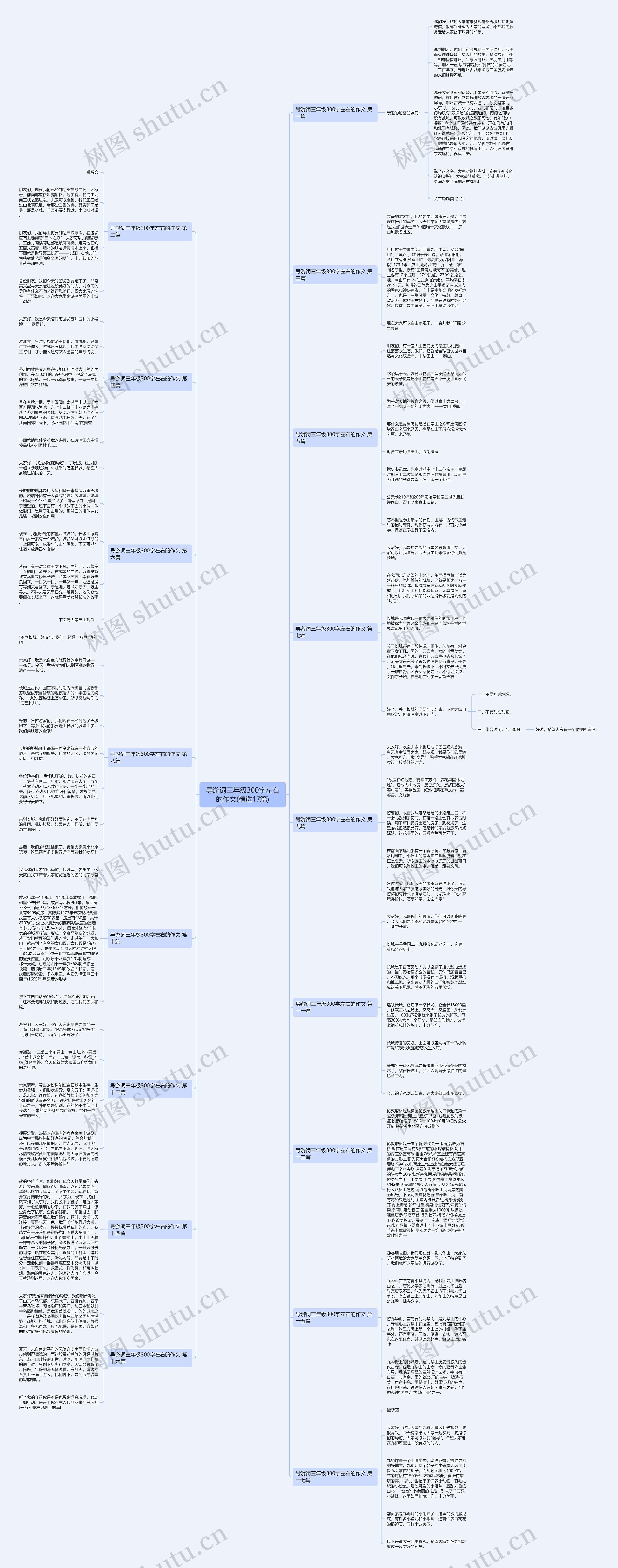 导游词三年级300字左右的作文(精选17篇) 导游词三年级300字左右的作文(精选17篇)