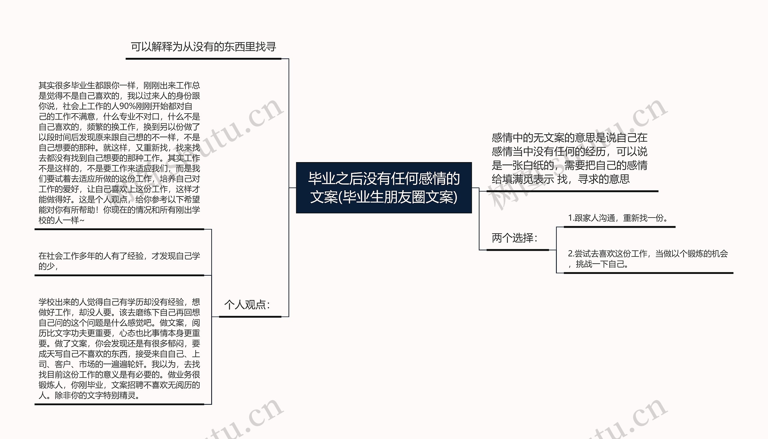 毕业之后没有任何感情的文案(毕业生朋友圈文案)