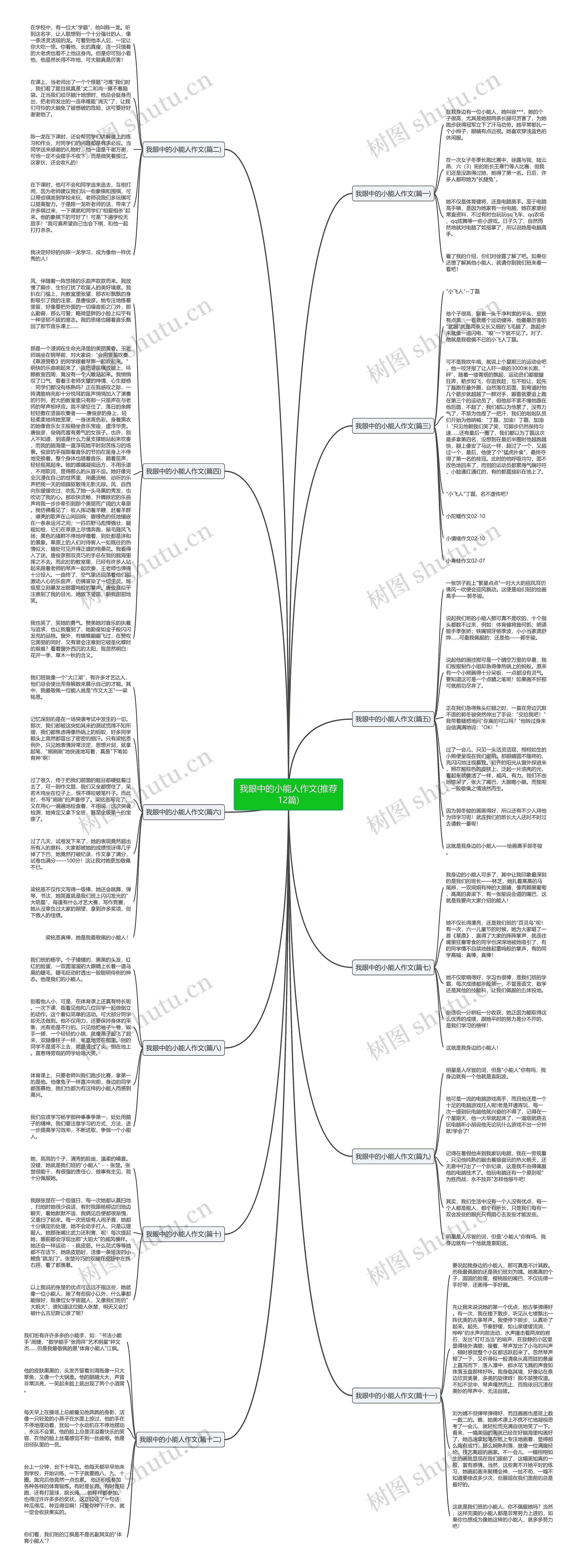 我眼中的小能人作文(推荐12篇)思维导图