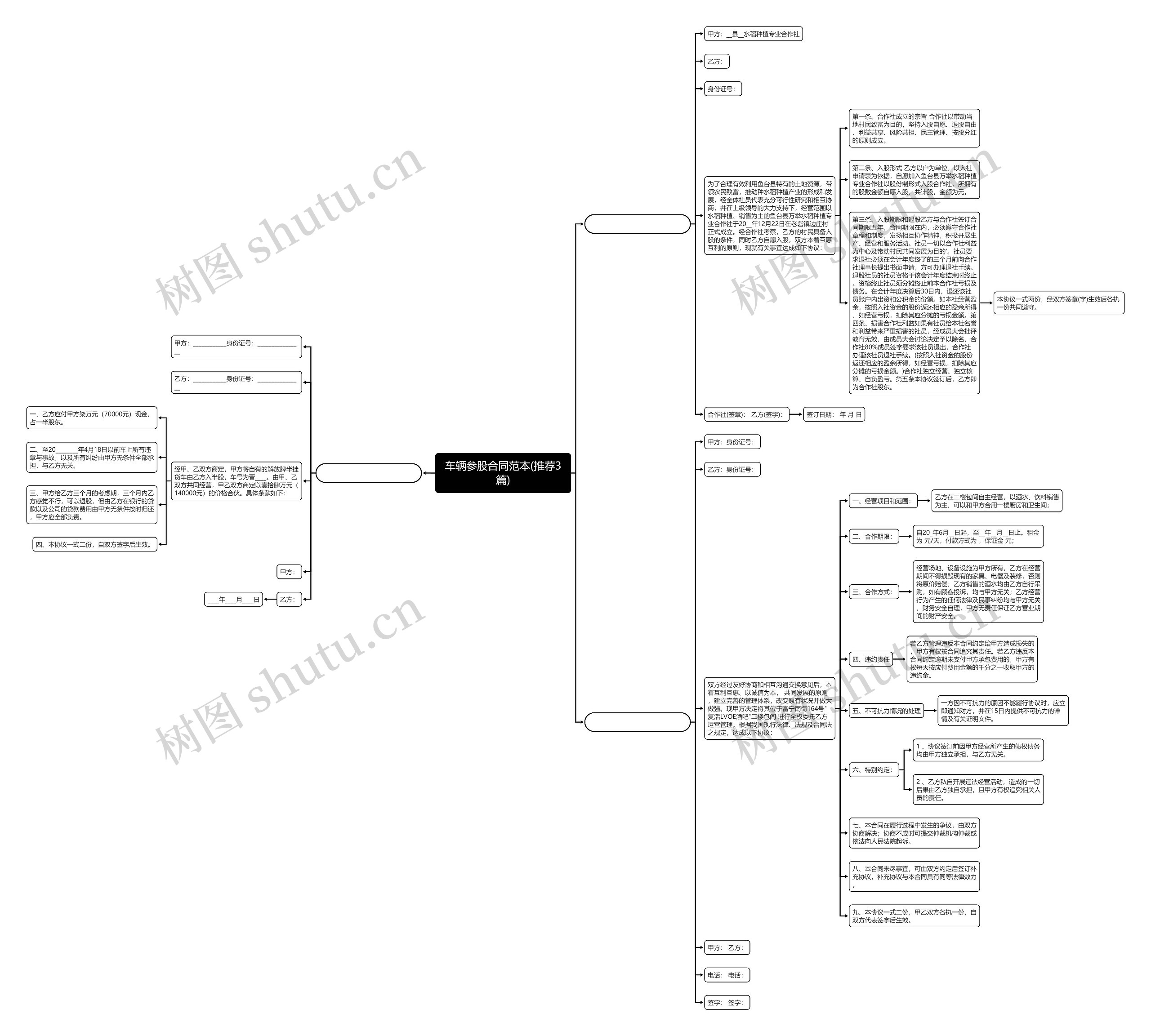车辆参股合同范本(推荐3篇) 车辆参股合同范本(推荐3篇)