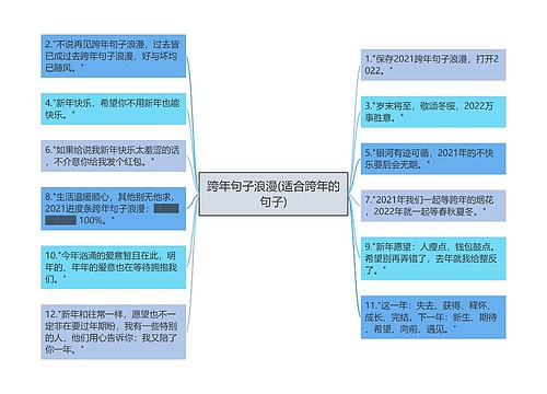 跨年句子浪漫(适合跨年的句子)