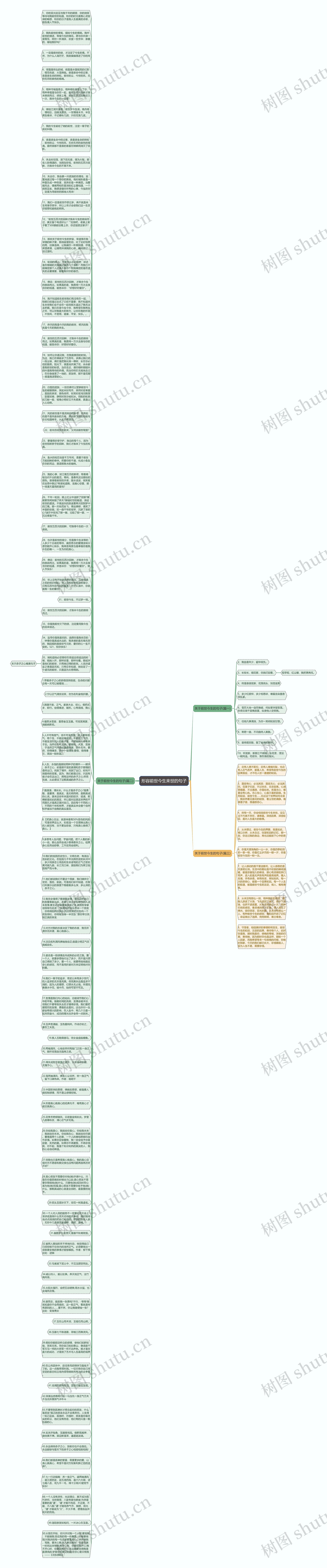 形容前世今生来世的句子思维导图