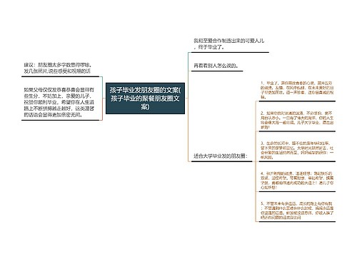 孩子毕业发朋友圈的文案(孩子毕业的聚餐朋友圈文案)