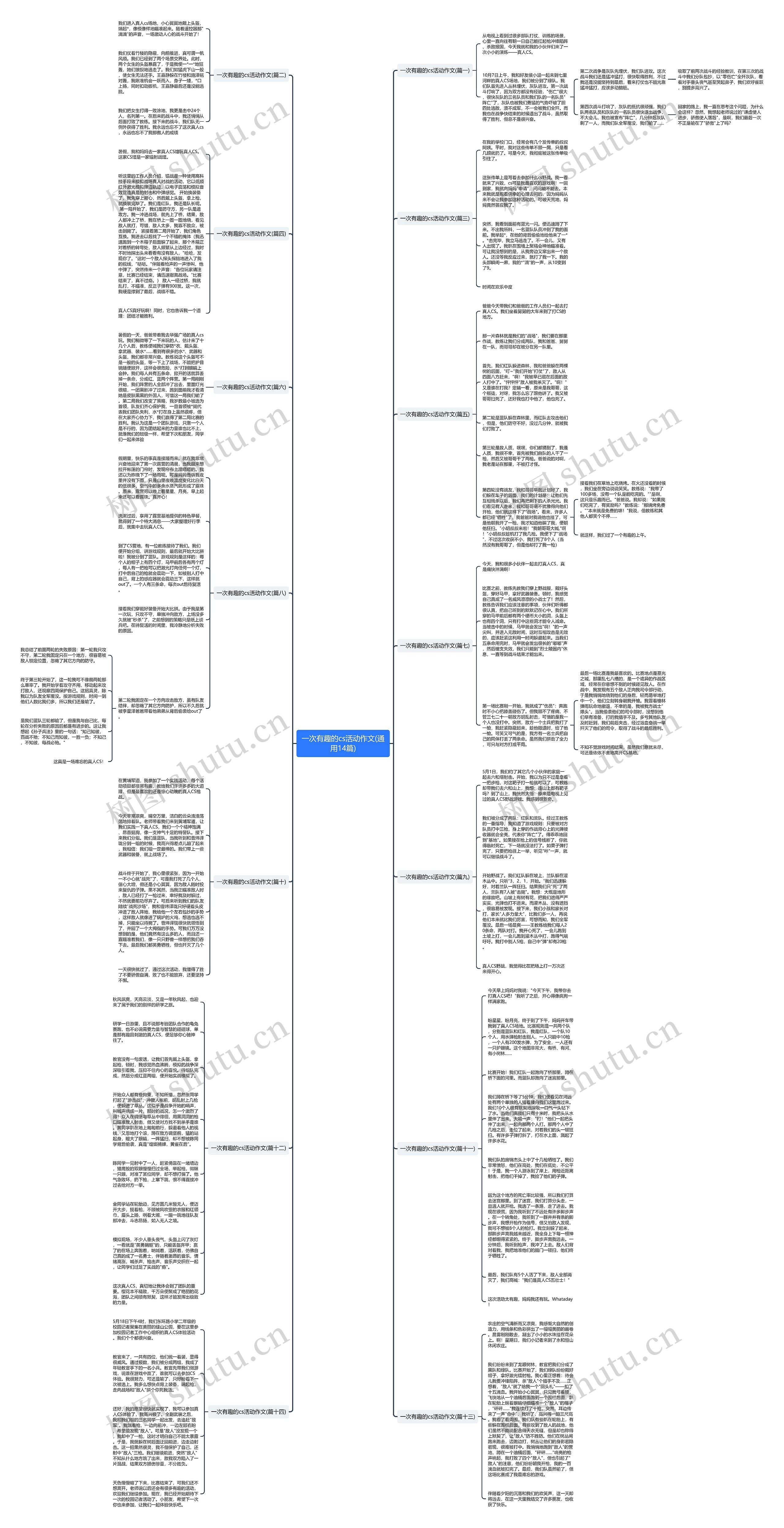 一次有趣的cs活动作文(通用14篇)