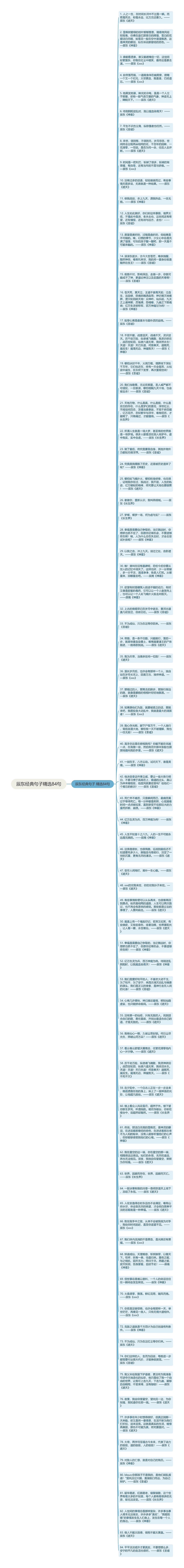 辰东经典句子精选84句思维导图