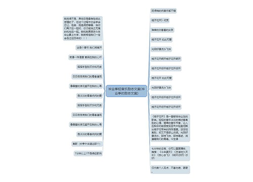 毕业季轻音乐励志文案(毕业季的励志文案)