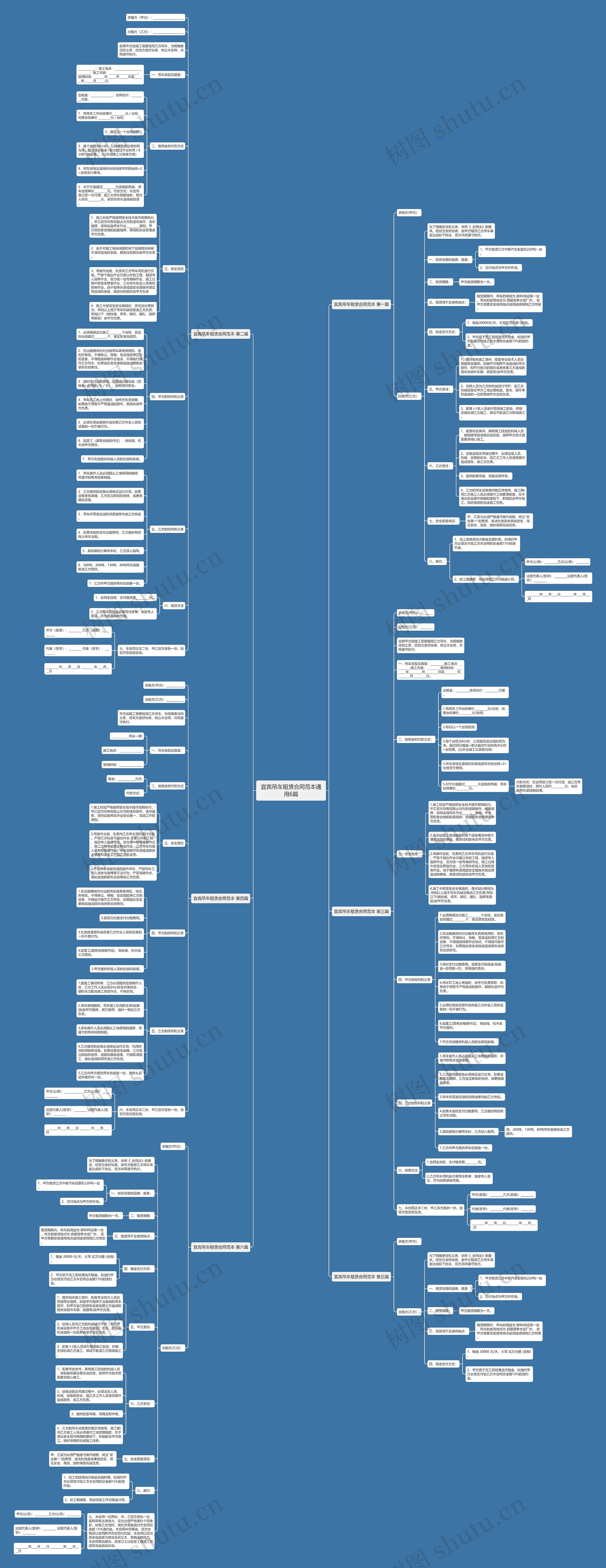 宜宾吊车租赁合同范本通用6篇 宜宾吊车租赁合同范本通用6篇