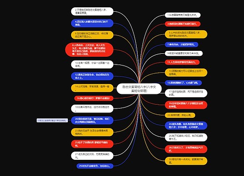 励志文案简短八字(八字文案短句哲理)