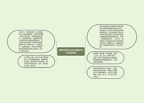 感恩老师的说说(感恩的句子经典语录)