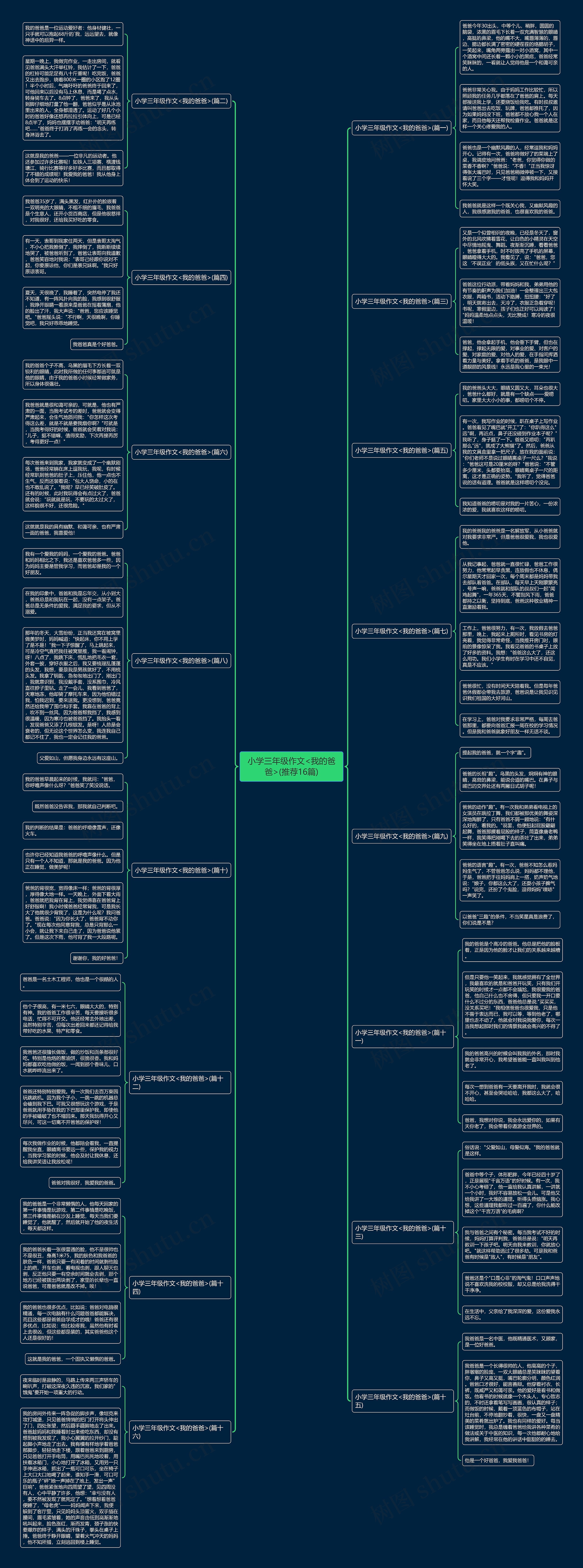 小学三年级作文<我的爸爸>(推荐16篇) 小学三年级作文<我的爸爸>(推荐16篇)