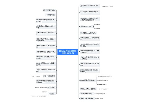 跨年走心的句子(2020适合跨年发的句子)