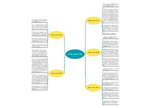 种芦荟一年级作文(5篇) 种芦荟一年级作文(5篇)