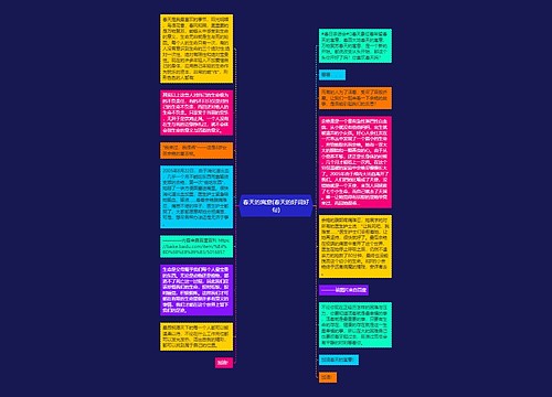 春天的寓意(春天的好词好句) 春天的寓意(春天的好词好句)