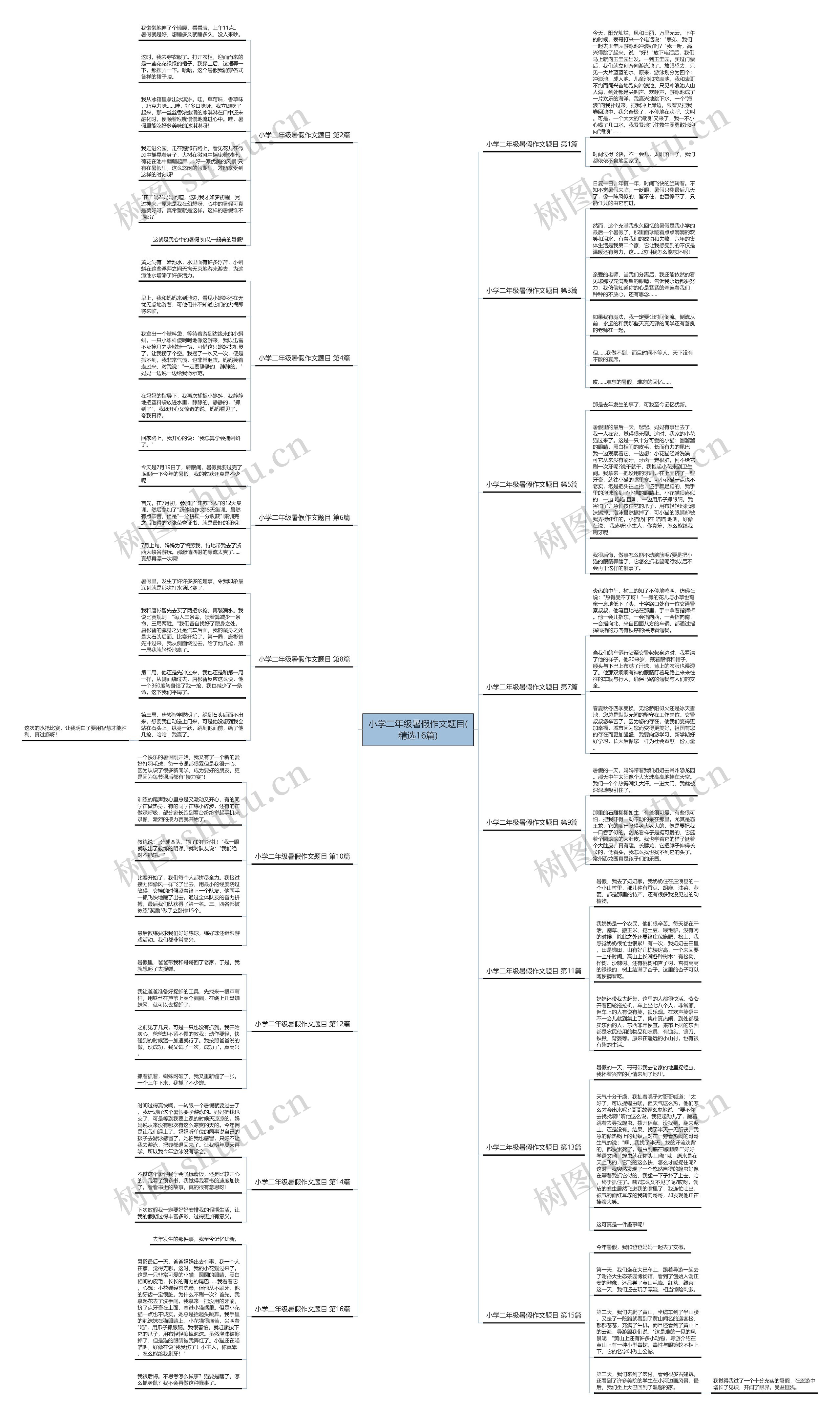 小学二年级暑假作文题目(精选16篇) 小学二年级暑假作文题目(精选16篇)