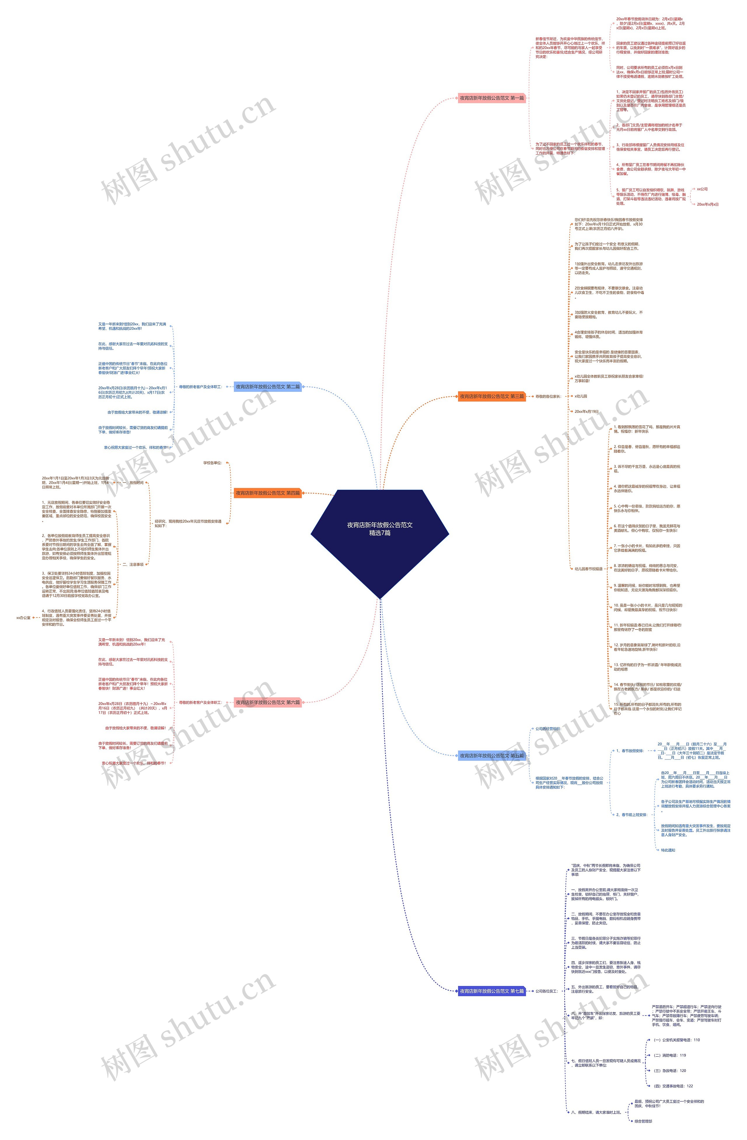 夜宵店新年放假公告范文精选7篇 夜宵店新年放假公告范文精选7篇