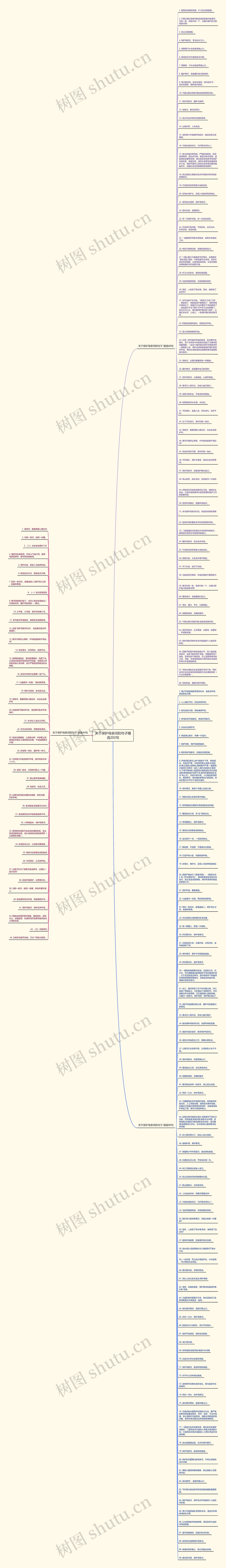 关于保护母亲河的句子精选202句思维导图