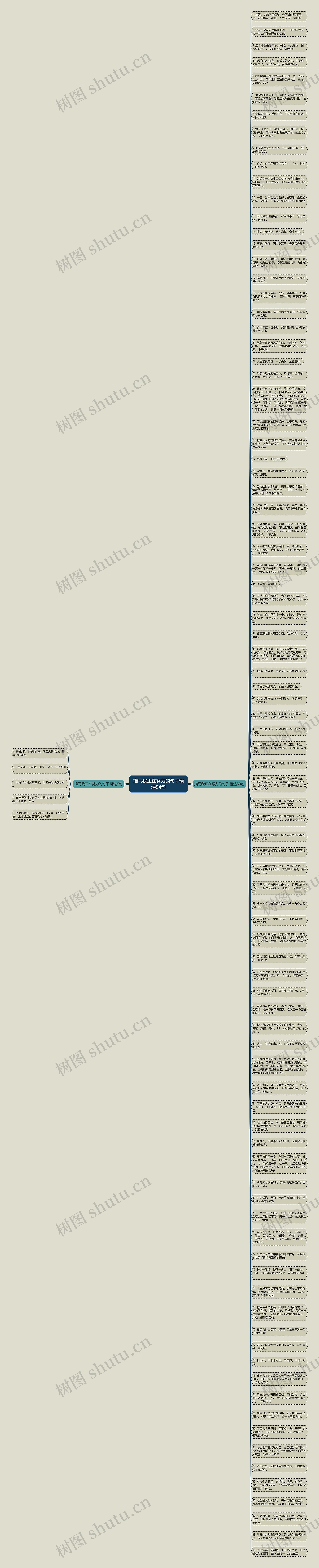 描写我正在努力的句子精选94句思维导图