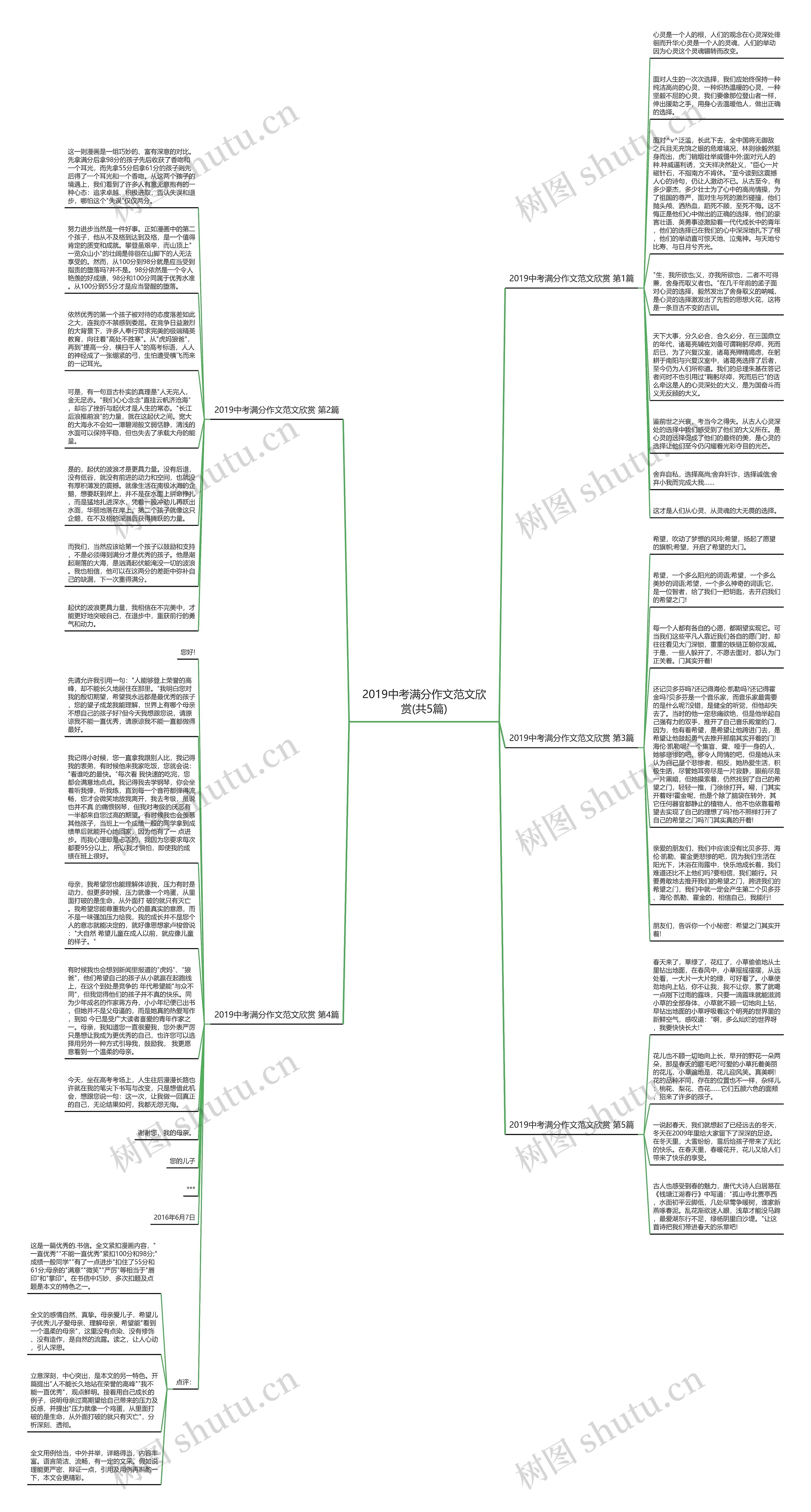 2019中考满分作文范文欣赏(共5篇)