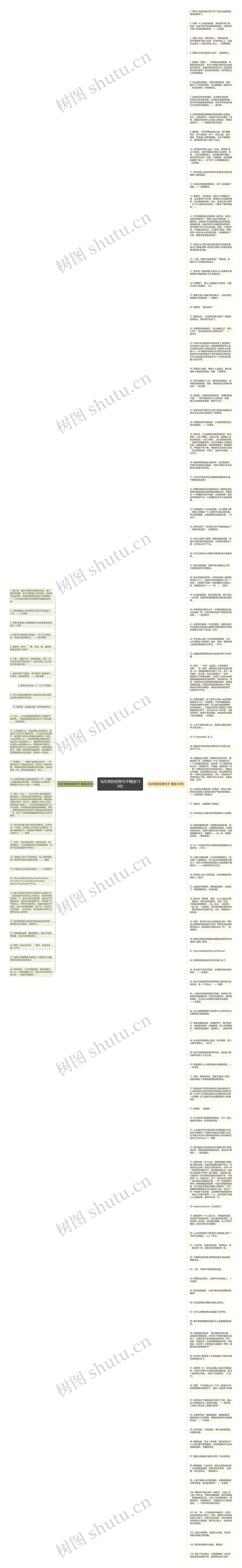 乌托邦的经典句子精选130句思维导图