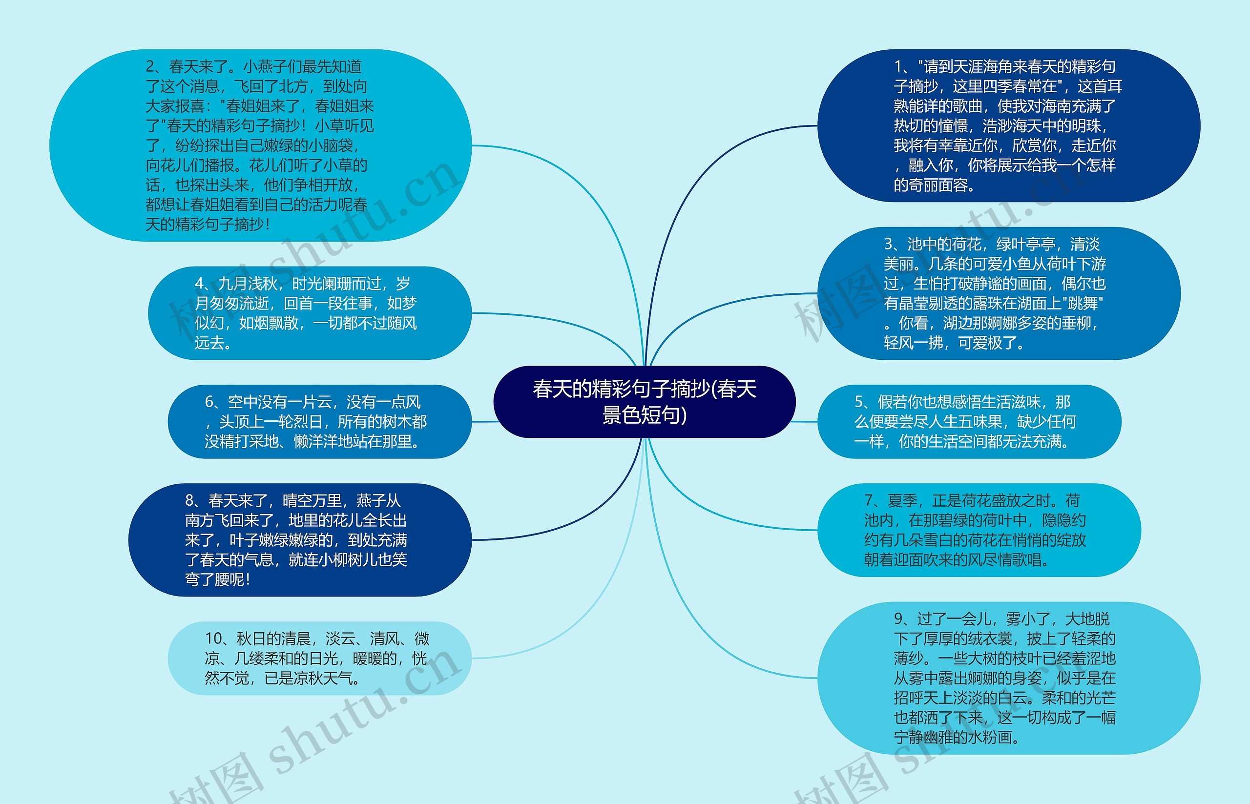 春天的精彩句子摘抄(春天景色短句)