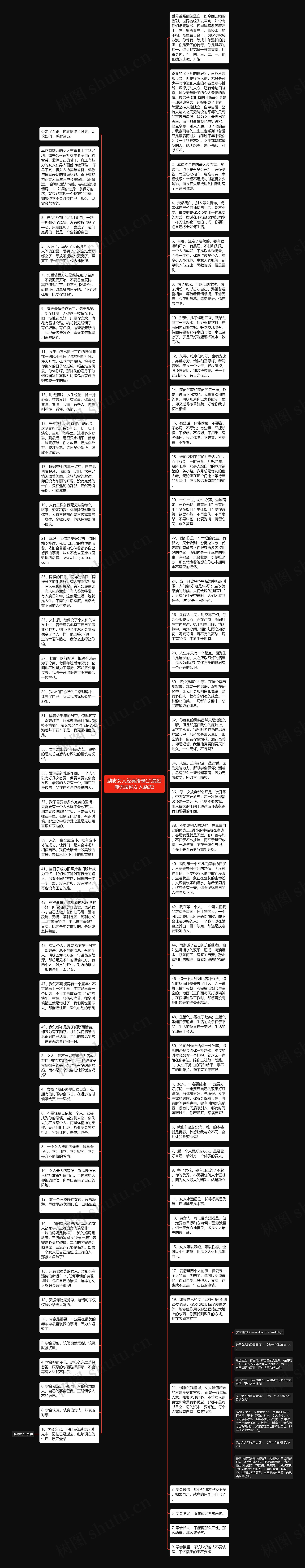 励志女人经典语录(涂磊经典语录说女人励志)思维导图