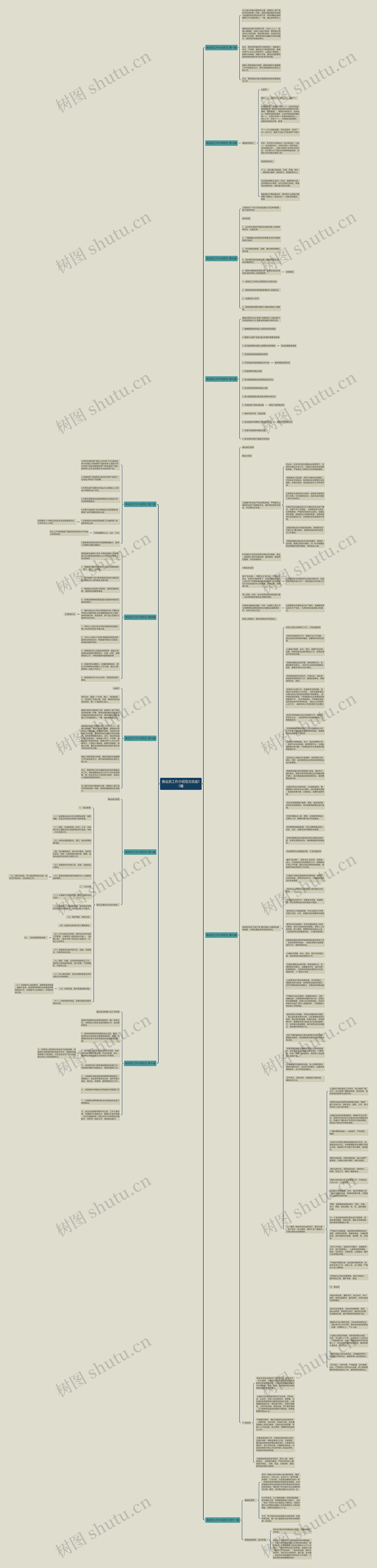 客运员工作介绍范文优选11篇思维导图
