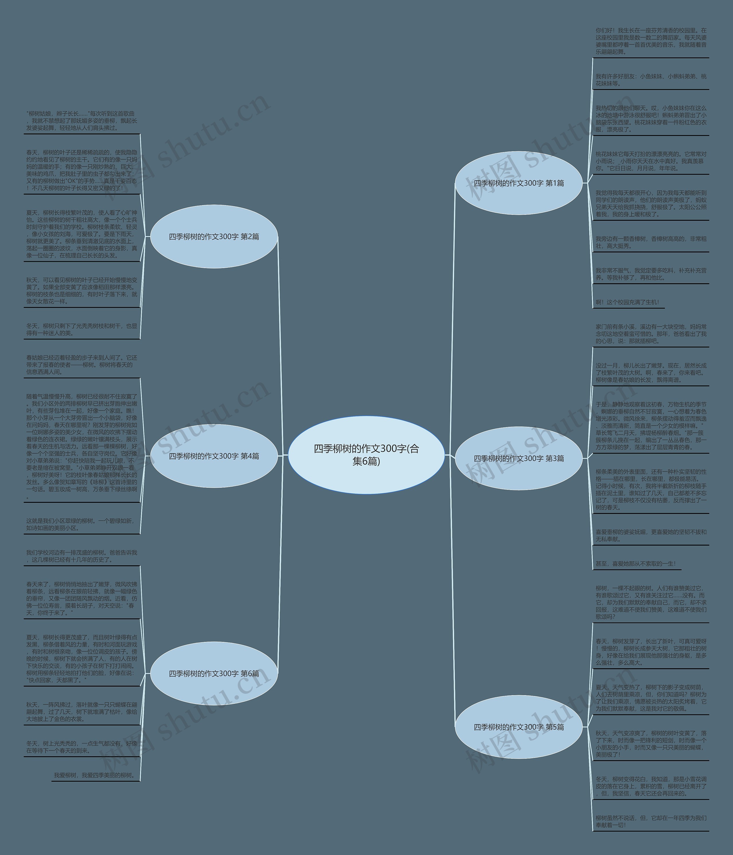四季柳树的作文300字(合集6篇) 四季柳树的作文300字(合集6篇)