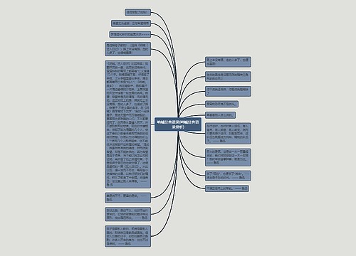 呐喊经典语录(呐喊经典语录赏析)思维导图