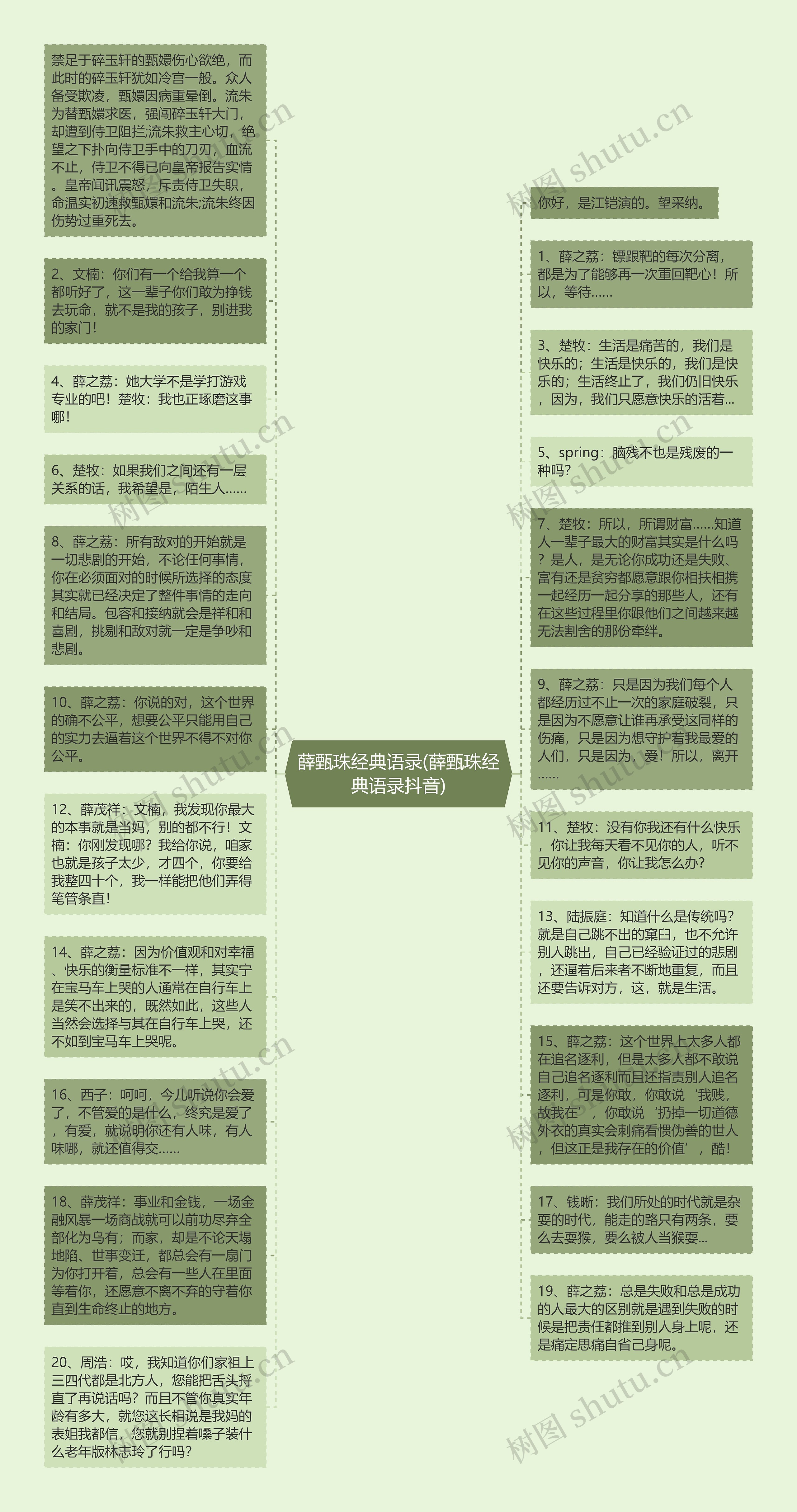 薛甄珠经典语录(薛甄珠经典语录抖音)思维导图