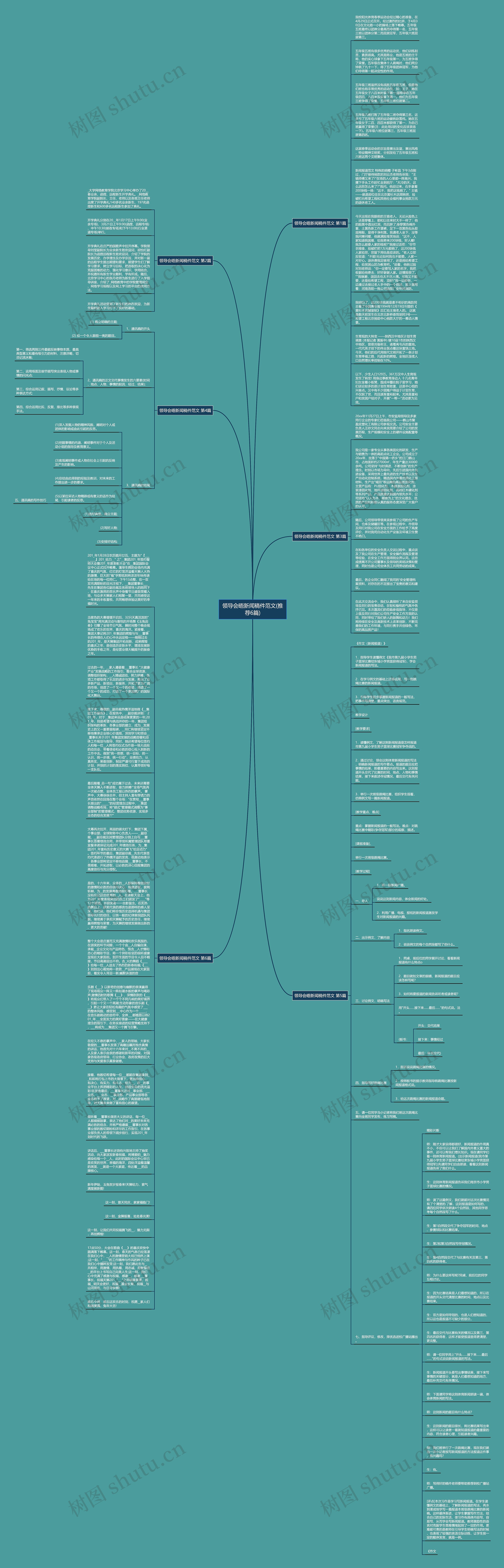 领导会晤新闻稿件范文(推荐6篇)思维导图