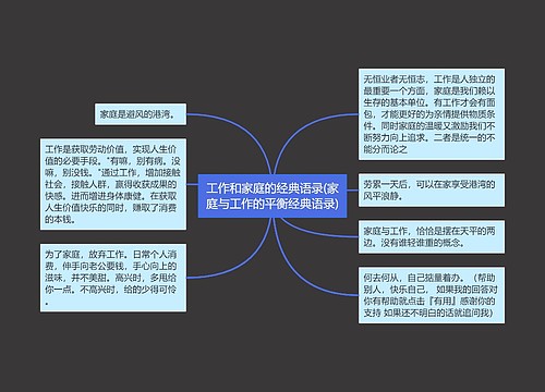 工作和家庭的经典语录(家庭与工作的平衡经典语录)