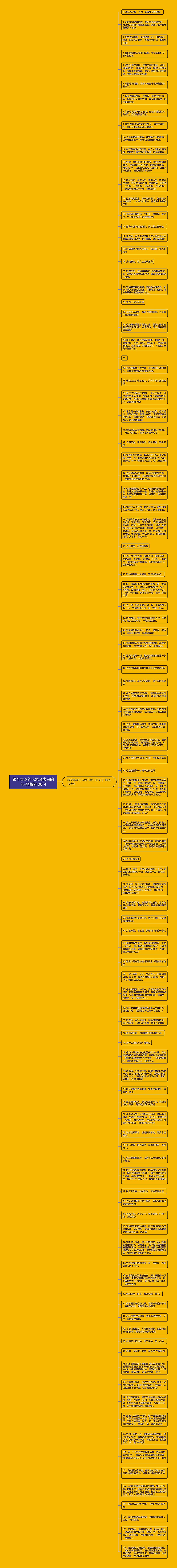 跟个喜欢的人怎么表白的句子精选106句思维导图高清图 跟个喜欢的人怎么表白的句子精选106句思维导图
