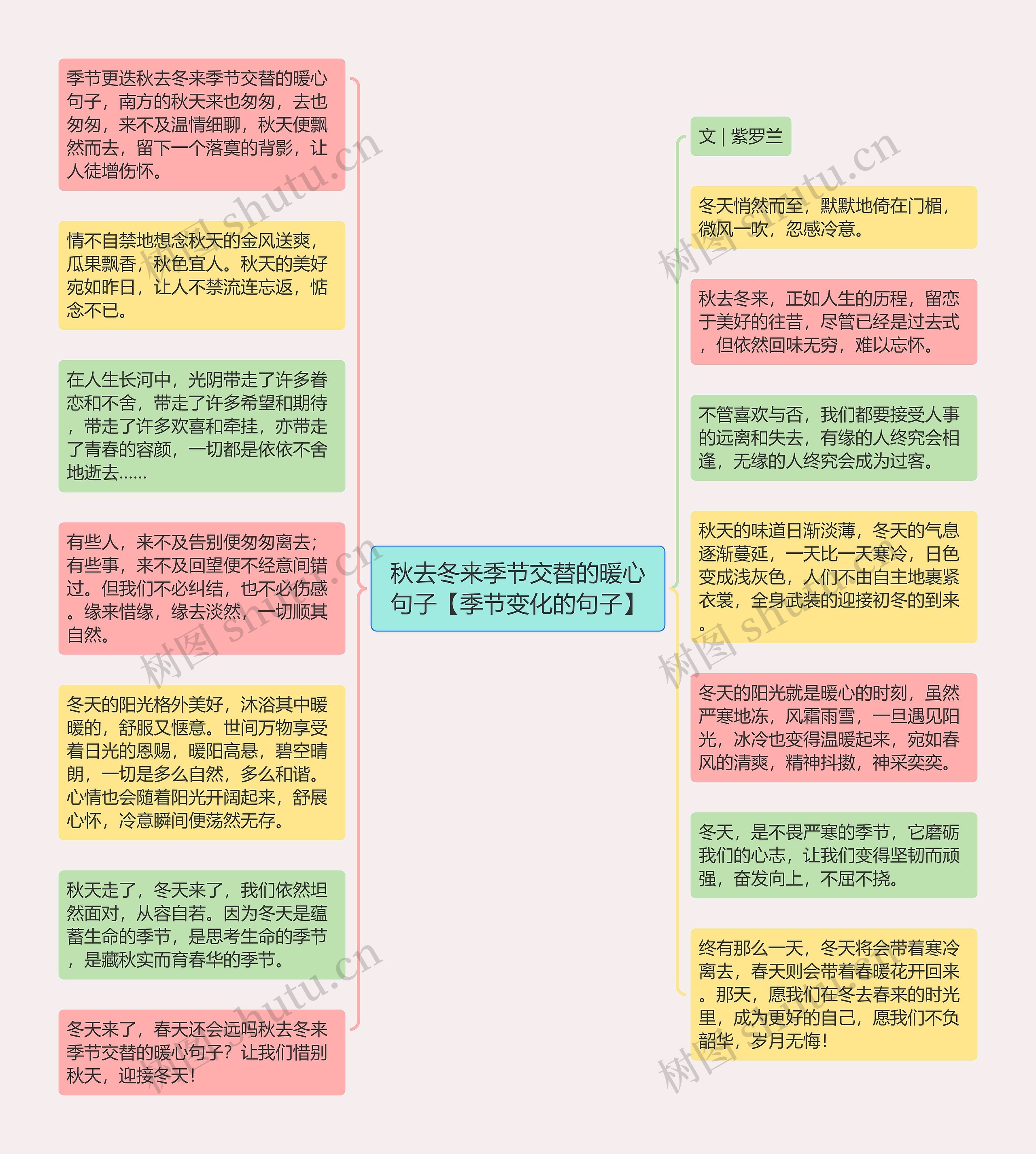 秋去冬来季节交替的暖心句子【季节变化的句子】