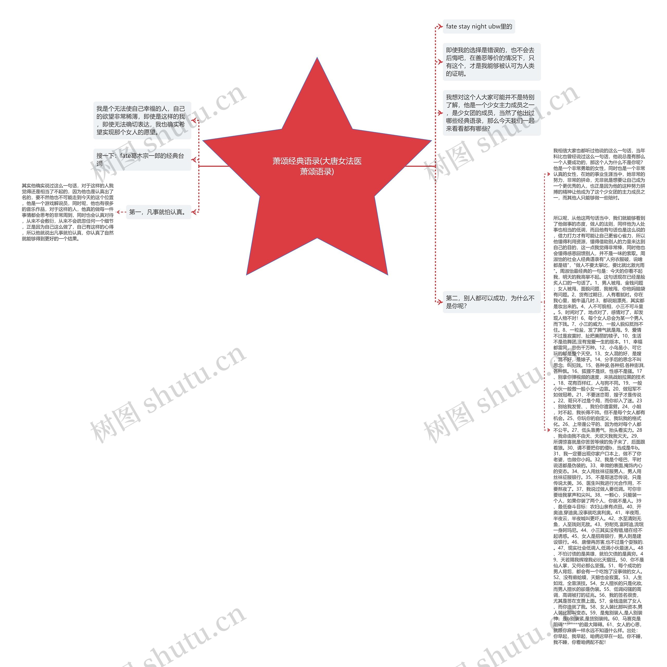 萧颂经典语录(大唐女法医萧颂语录)思维导图