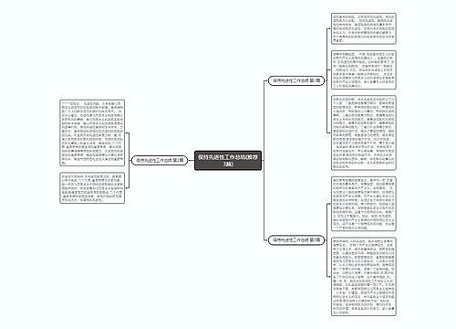 保持先进性工作总结(推荐3篇)