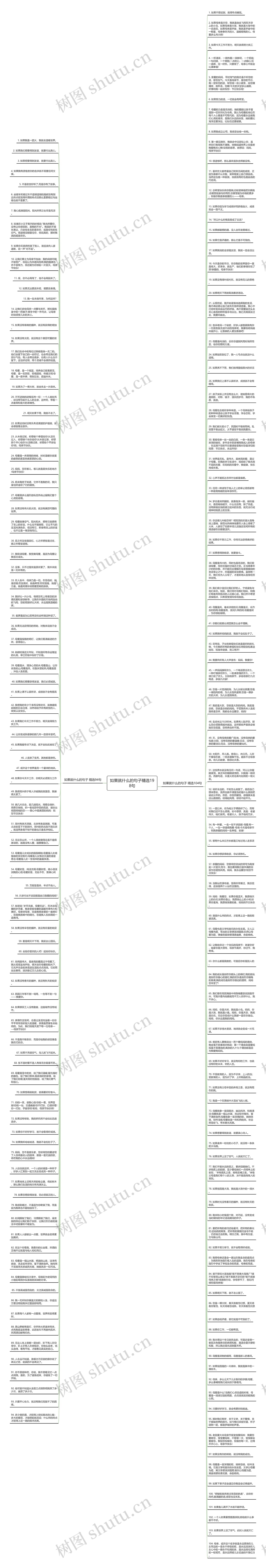 如果就什么的句子精选198句