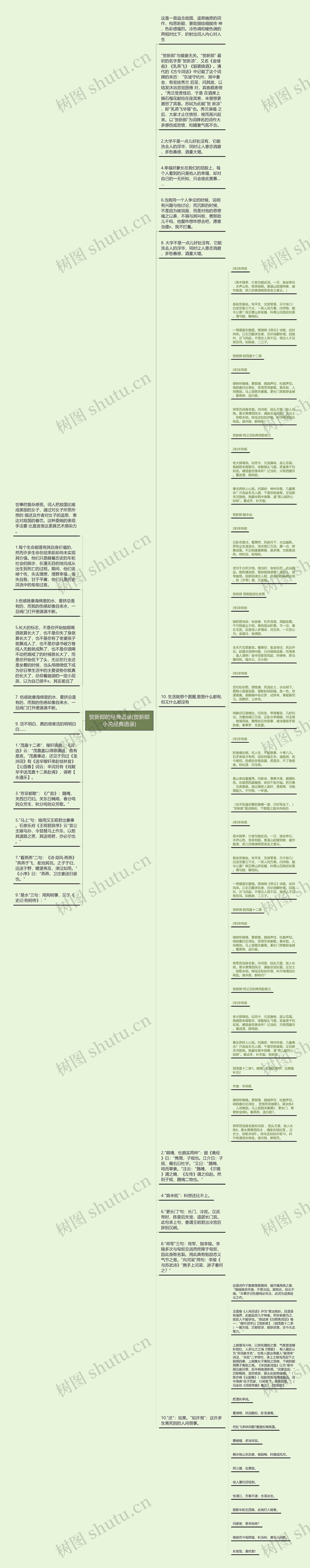 贺新郎的经典语录(贺新郎小说经典语录)思维导图