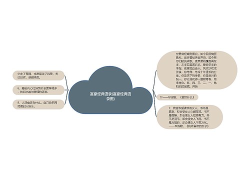 富豪经典语录(富豪经典语录图)