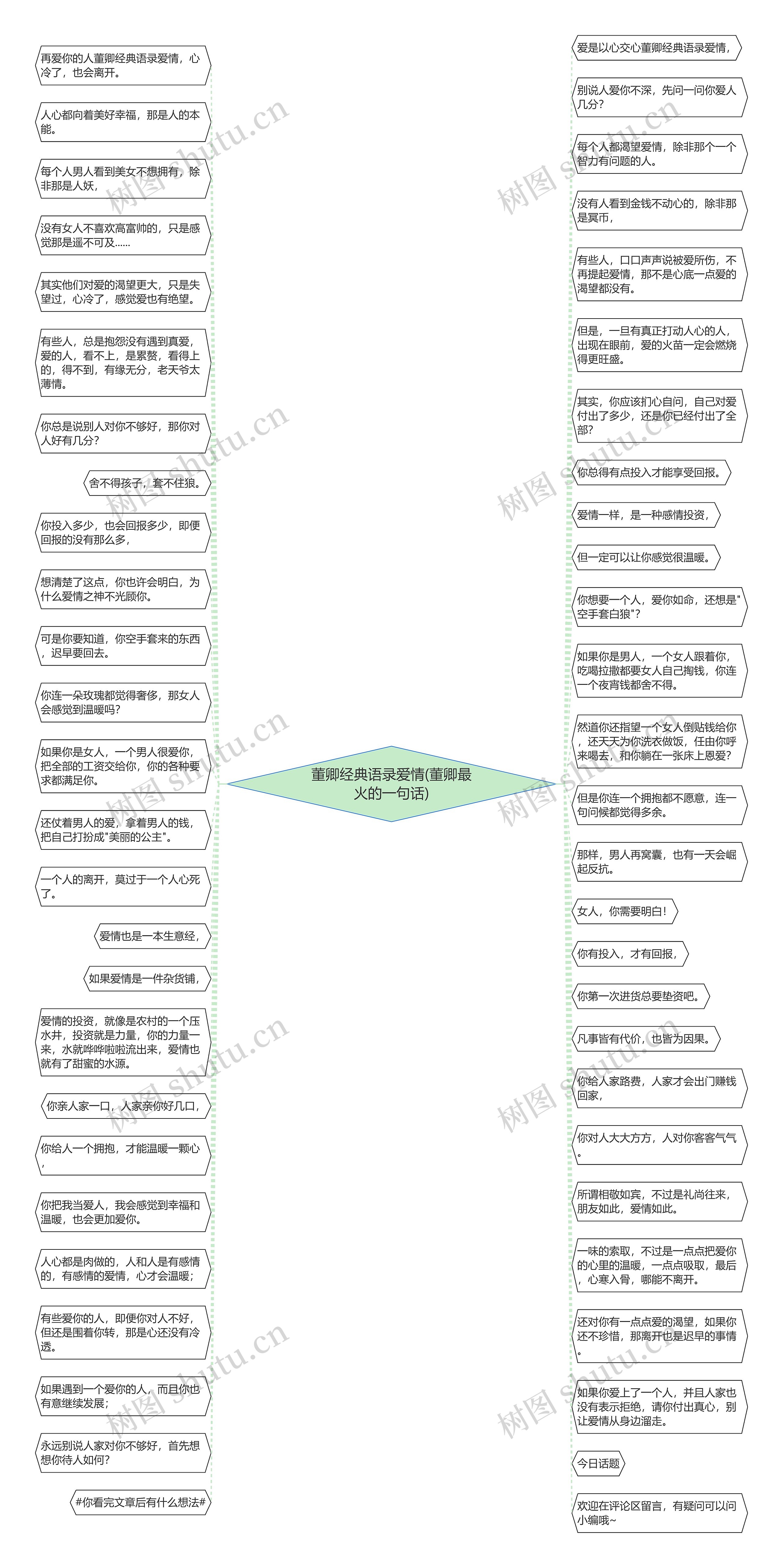 董卿经典语录爱情(董卿最火的一句话)思维导图