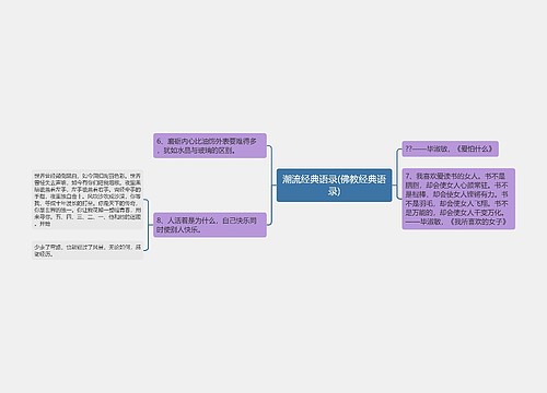 潮流经典语录(佛教经典语录)