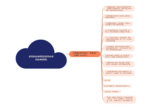 农民的经典语录(农民光荣的经典语录)