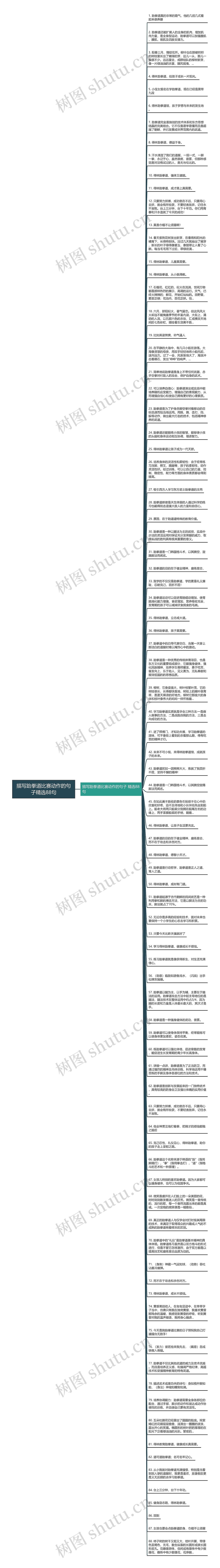 描写跆拳道比赛动作的句子精选88句思维导图