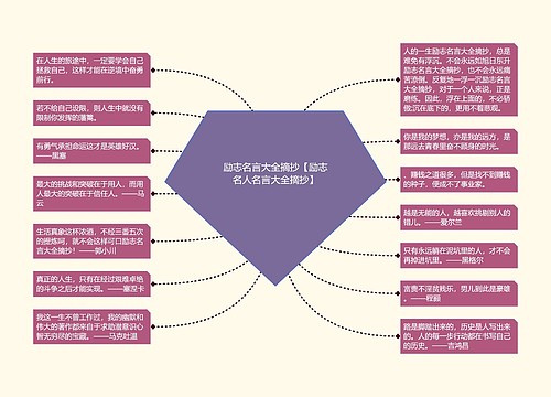 励志名言大全摘抄【励志名人名言大全摘抄】