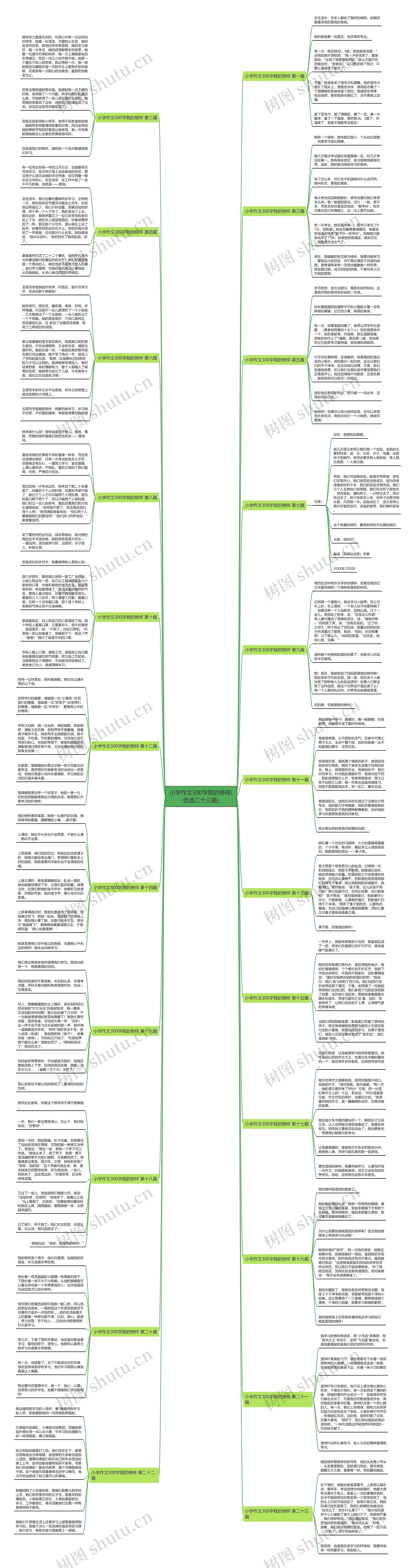 小学作文300字我的榜样(优选二十三篇) 小学作文300字我的榜样(优选二十三篇)