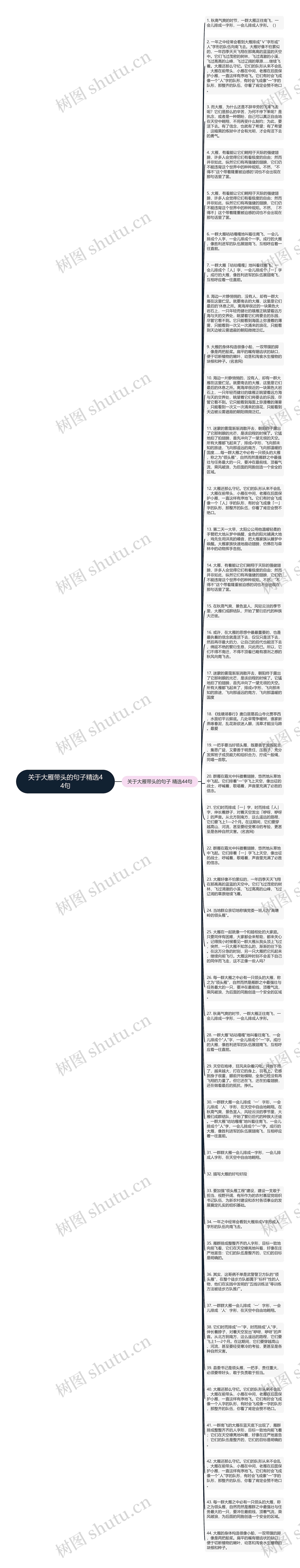 关于大雁带头的句子精选44句