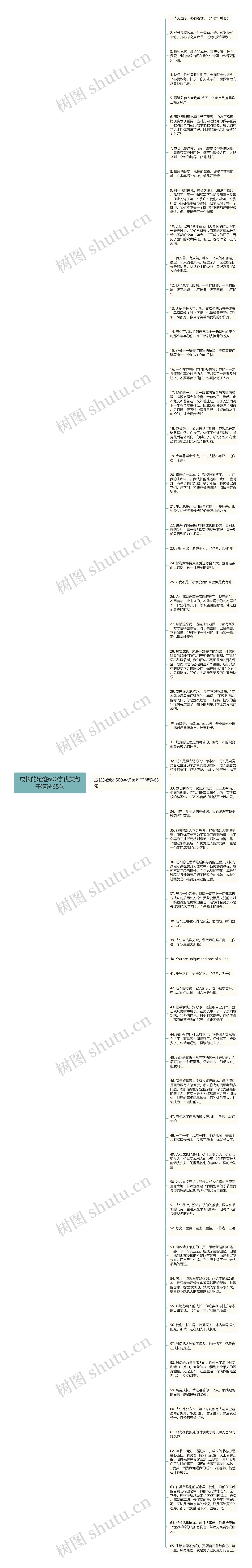 成长的足迹600字优美句子精选65句