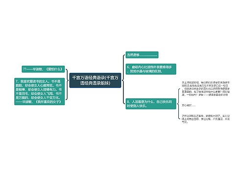 千言万语经典语录(千言万语经典语录姐妹) 千言万语经典语录(千言万语经典语录姐妹)