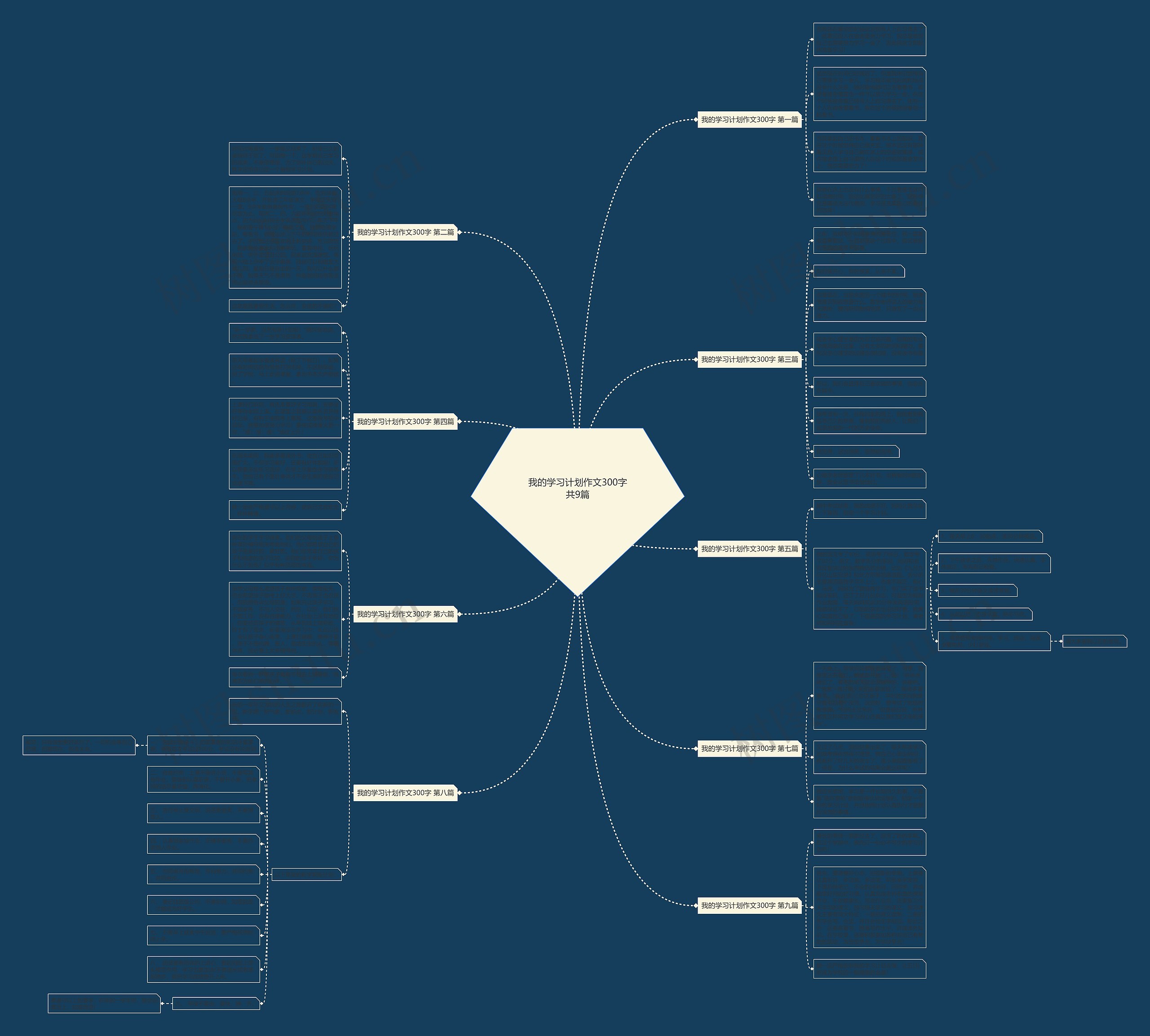 我的学习计划作文300字共9篇思维导图